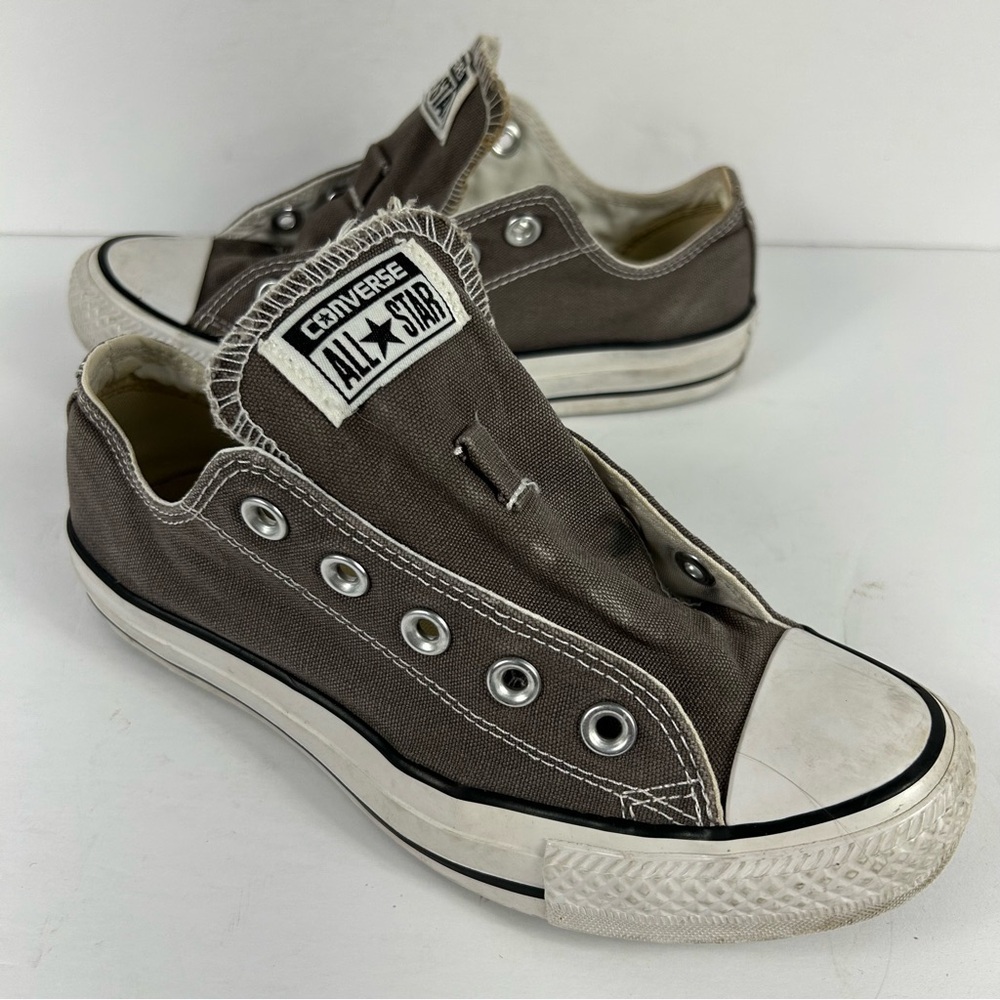 Converse Chuck Taylor Shoreline Slip On Sneakers Gray Womens 5